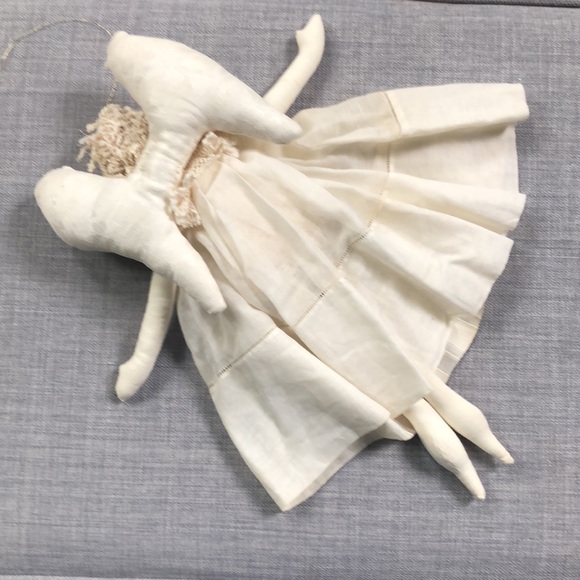 Rustic hanging cloth angel - Picture 3 of 6